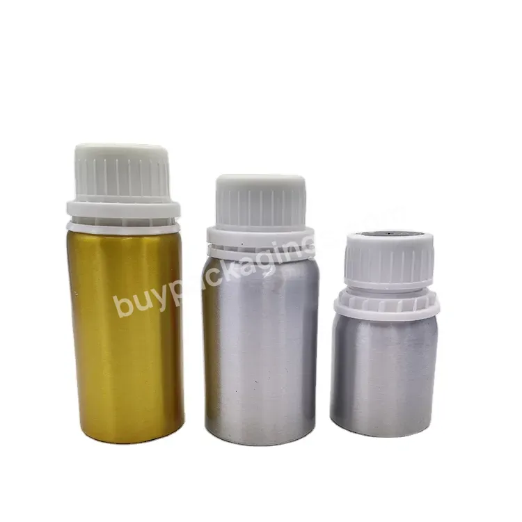 Oem Oem Wholesale 50ml 100ml 250ml 500ml 1000ml 1l Aluminum Essential Oil Bottle With Tamper Proof Cover Aluminum Bottle Logo