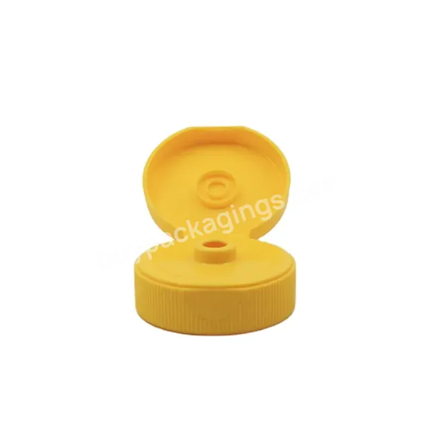 Oem Ome Custom 38-400 Double Layer Ketchup Cap,Honey Flip Top Cap