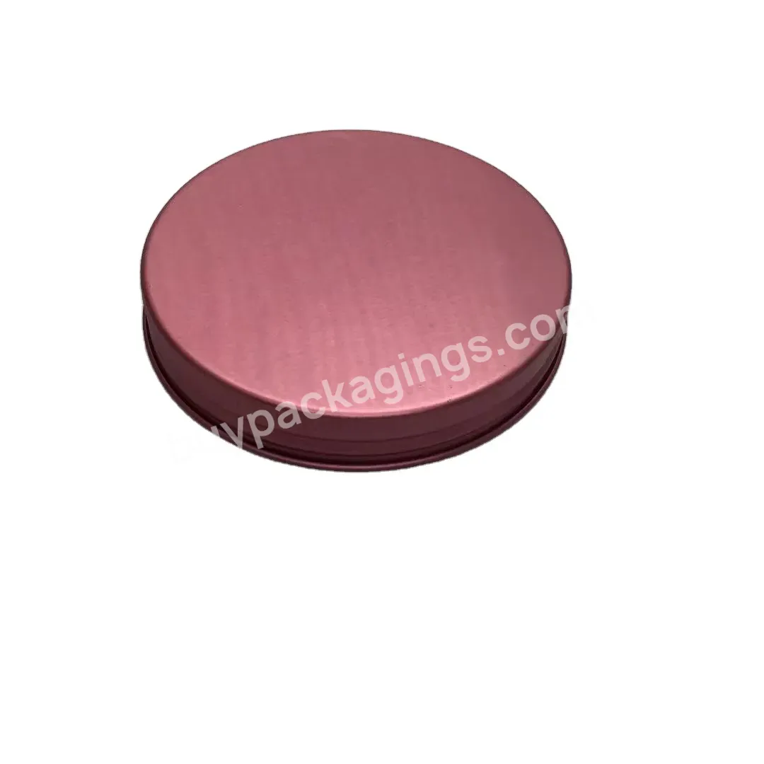 Oem Ome Custom Wholesale 89mm Rose Gold Aluminum Screw Cover For Pet Jar