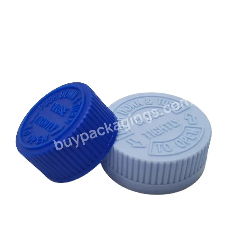 Oem Plastic Child Proof Safety Resistant Cap Security Pressure Screw Childproof Cap For Empty Bottle