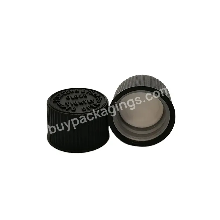 Oem Plastic Child Resistant Cap 20mm 24mm 28mm 32mm 38mm