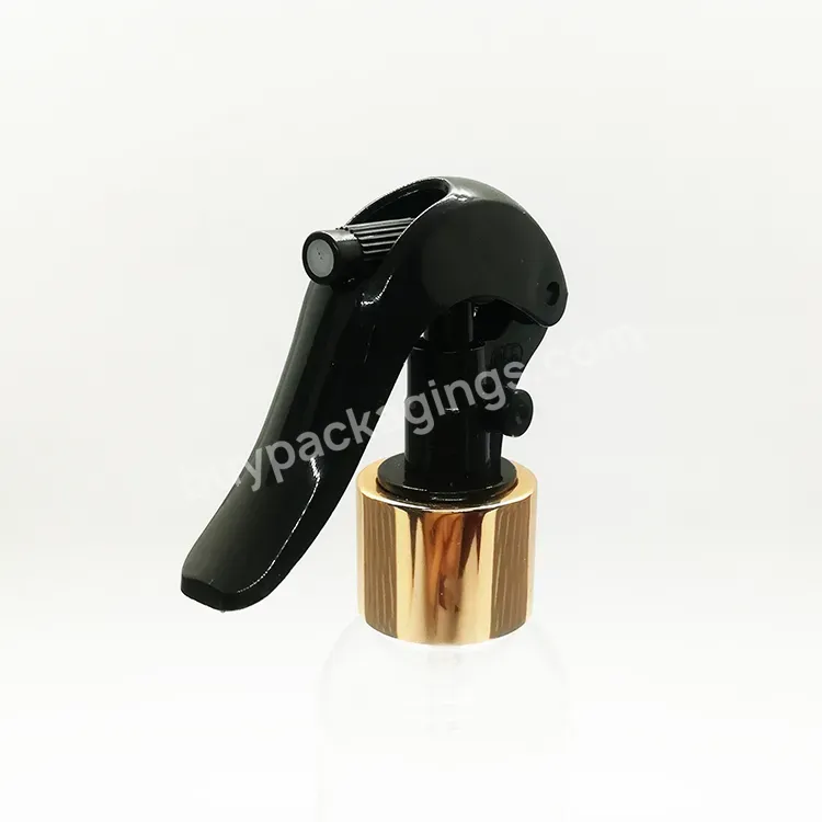 Oem Plastic Mini Trigger Sprayer Gold Aluminum Closure Trigger Sprayer Water Dispenser Sprayer Atomizer 24/410