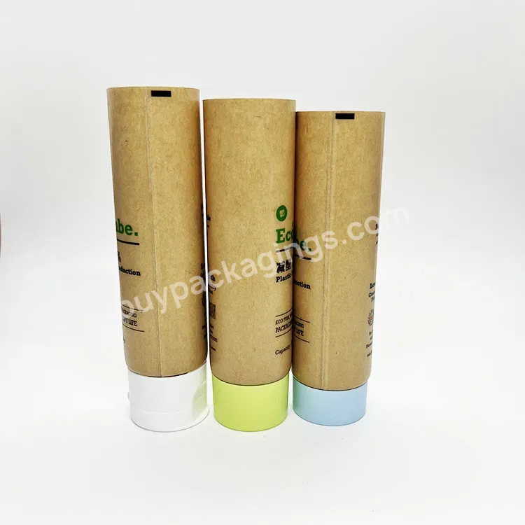 Oem Plastic Paper Sunscreen Cream Soft Tube Packaging Containers /soft Tubes Plastic 30% Reduction Eco-friendly Hand Cream Package