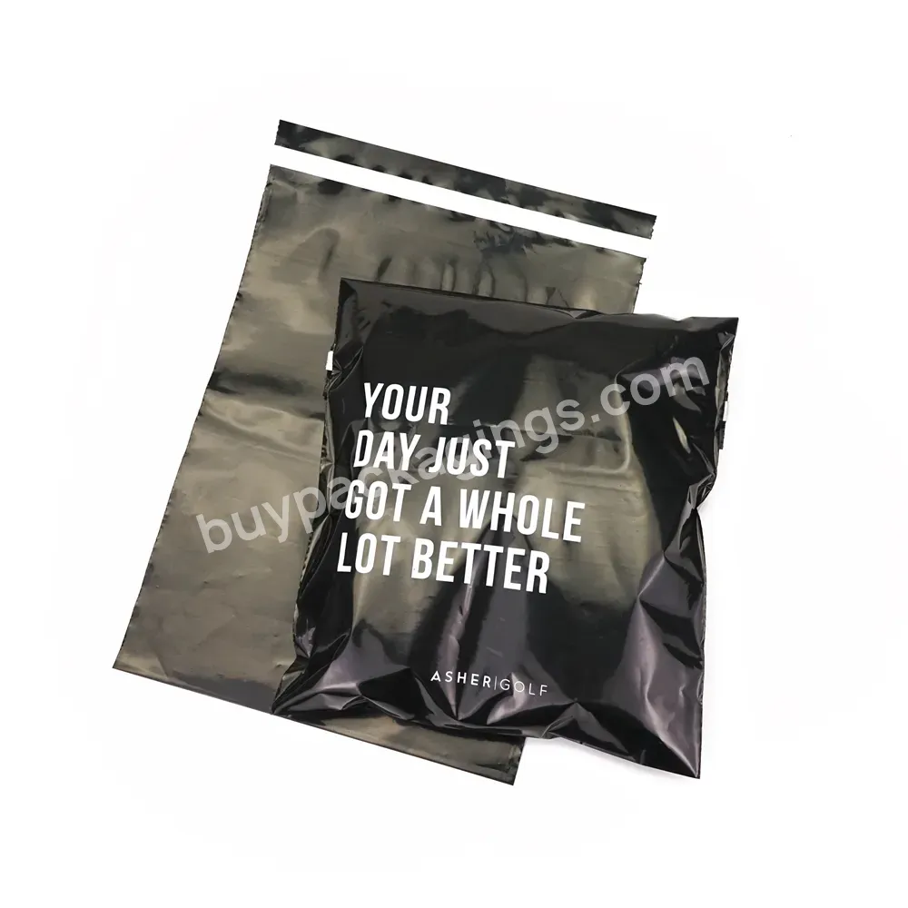 Oem Polymailer Bag Logo Custom Printed Eco-friendly Express Mailing Plastic Bags Clothes Poly Bag Envelops For Clothing Wigs