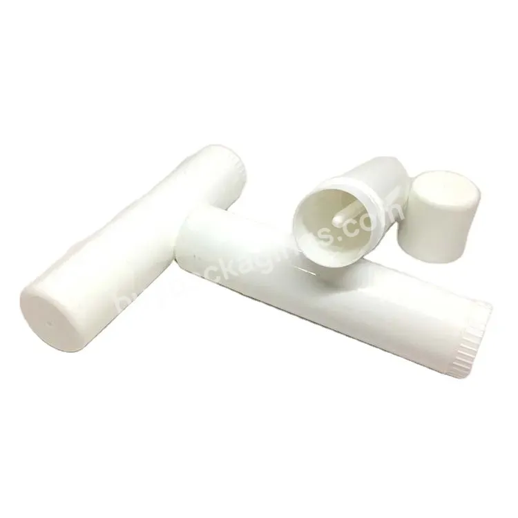Oem Pp Material 14g Round Screw Stick Container White 100% Recycled Pp Material Made Empty Lip Balm Bottle