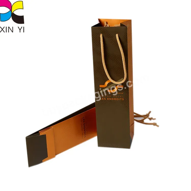 Oem Printing Corrugated Luxury Wine Boxes Packaging Gift With Custom Logo