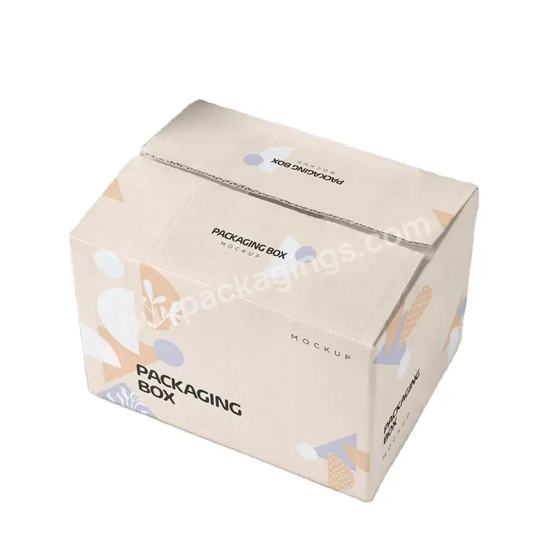 Oem Reasonable Price Recycled Custom Printed Corrugated Board Paper Moving Packaging Carton Shipping Box