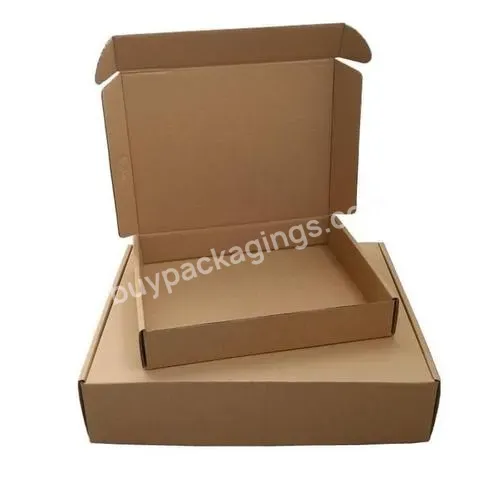 Oem Recycled Kraft Paper Cardboard Corrugated Paper Lid And Base Shoe Packaging Box Cardboard Shoe Package Box