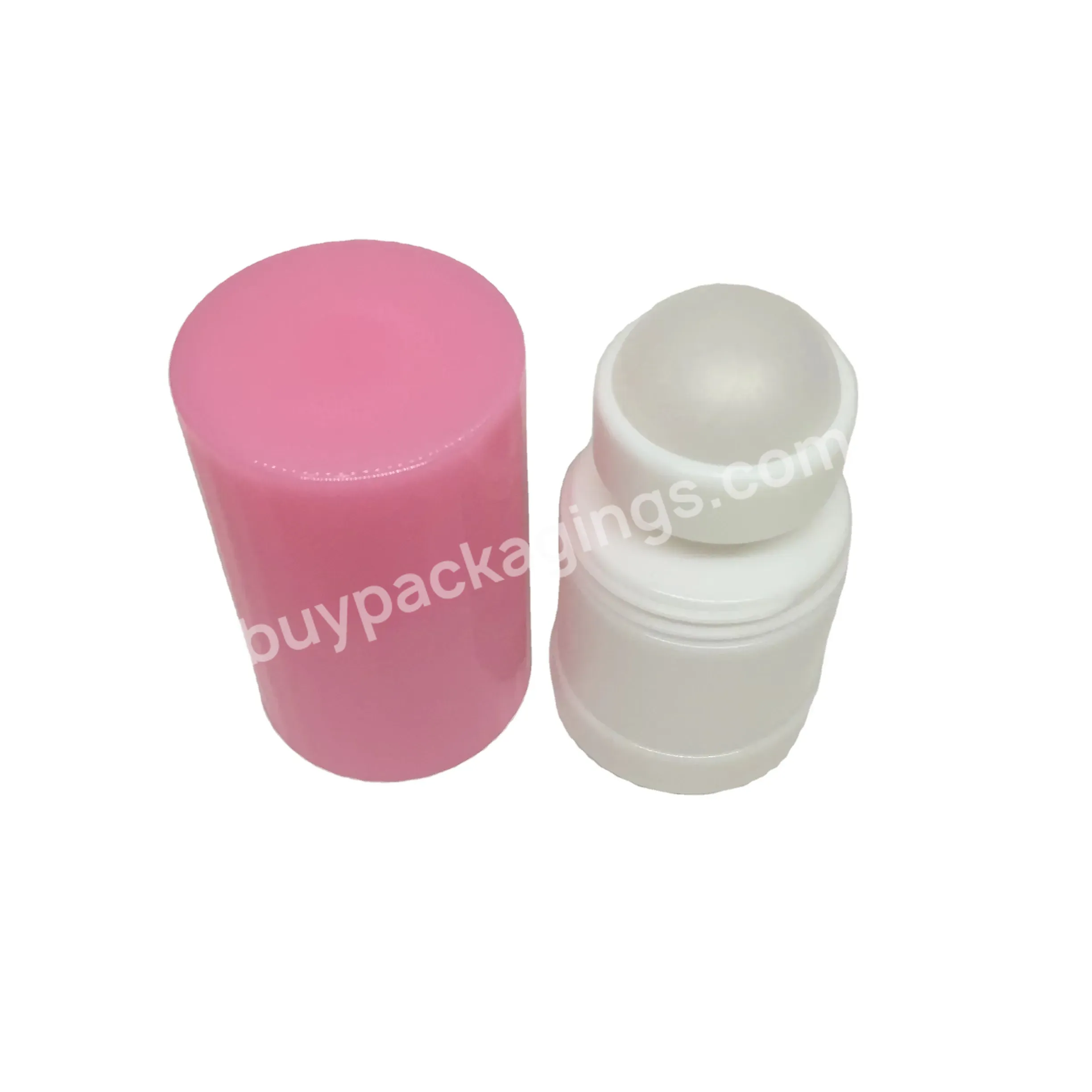 Oem Refillable Plastic Pp Roll On Deodorant Bottles 50ml