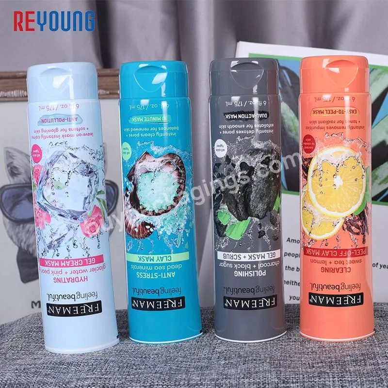 OEM Round Shape Plastic Cosmetics Hand Cream Hair Care Products Toothpaste Cream Squeeze Soft Tube For Gel Creams