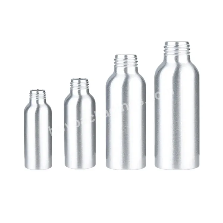 Oem Rts 100ml Food Grade Empty Small Empty Portable Silver Aluminum Bottle Manufacturer/wholesale