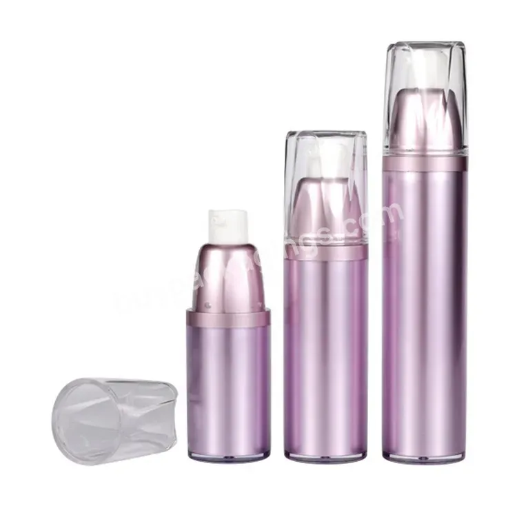 Oem Rts 15/30/50ml Pink Red Double Layers Pmma Acrylic Airless Lotion Pump Bottles