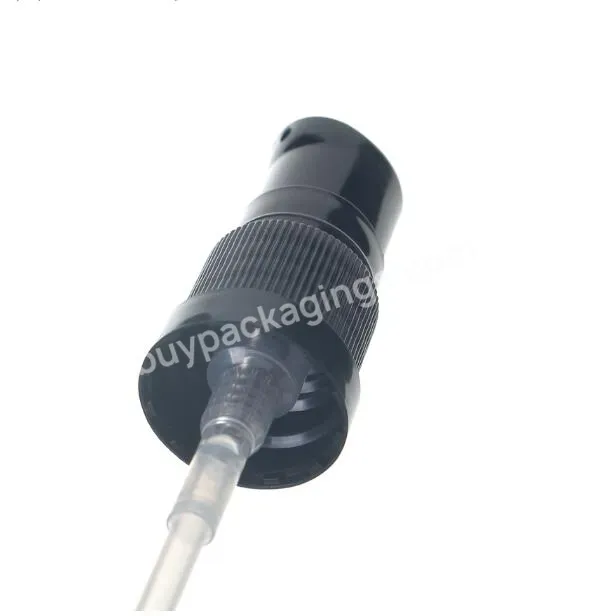 Oem Rts 18/415 Black Plastic Cream Pump Treatment Lotion Pump Dispenser With Step Decoration