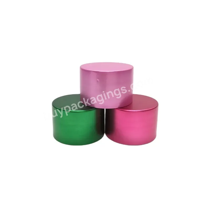 Oem Rts 24mm Uv Green Pink Plastic Screw Top Lid With Liners Plastic Bottle Lid Manufacturer Wholesale