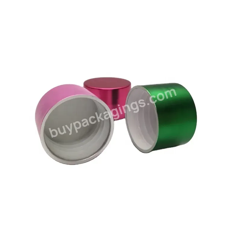 Oem Rts 24mm Uv Green Pink Plastic Screw Top Lid With Liners Plastic Bottle Lid Manufacturer Wholesale