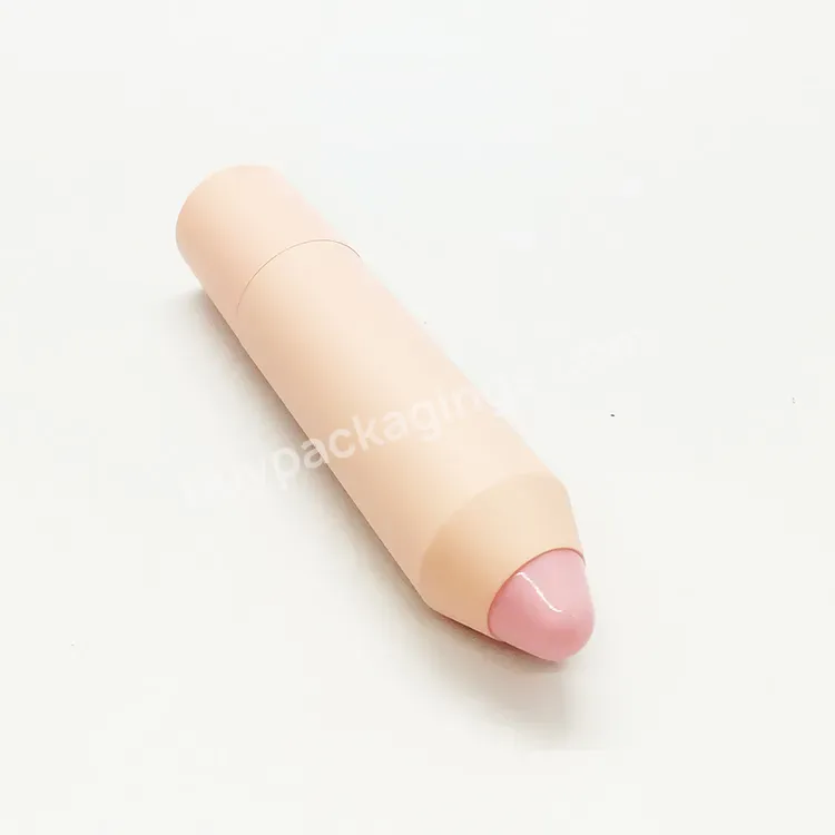 Oem Rts 3.5g Pencil Shape Cosmetic Makeup Tools Container Lip Stick Tube Lip Glossy Balm Tube Plastic Bottle Manufacturer/wholesale