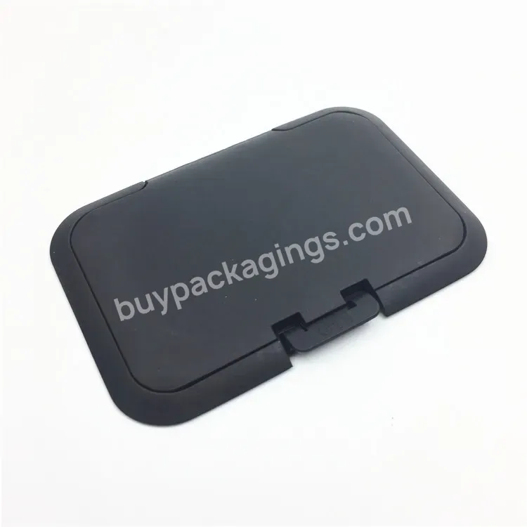 Oem Rts Black Pp Plastic Wetly Wipes Box Flip Top Cap Manufacturer/wholesale