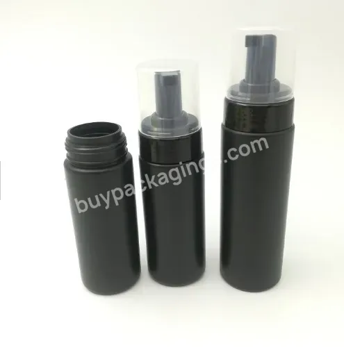 Oem Rts Empty 150ml Black Hdpe Cleanser Foaming Bottle Hand Soap Foamer Bottle Manufacturer/wholesale