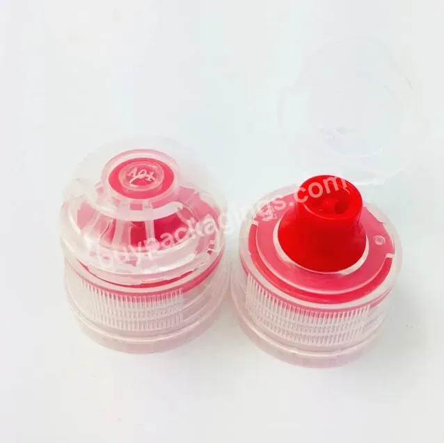 Oem Rts High Quality 38mm Plastic Flip Top Cap With Silicone Valve For Sport Water Bottle Manufacturer/wholesale