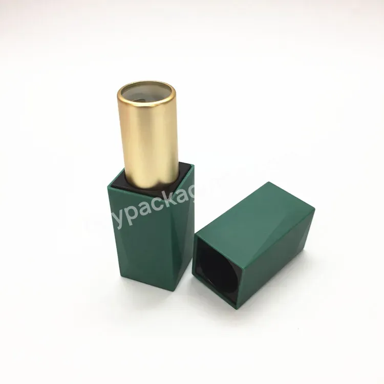 Oem Rts Matte Green Color Cosmetic Plastic Lipstick Tube