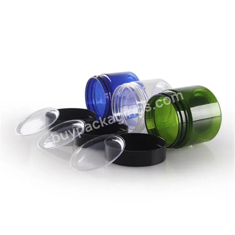 Oem Rts Plastic Jars Pet Straight Sided Jar Aluminum Caps Plastic Caps Manufacture Jars