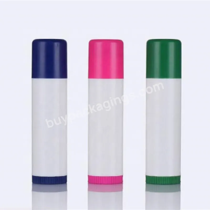 Oem Rts Plastic Pp Pcr 17g Large Size Gule Lip Balm Twist Up Solid Perfume Tube