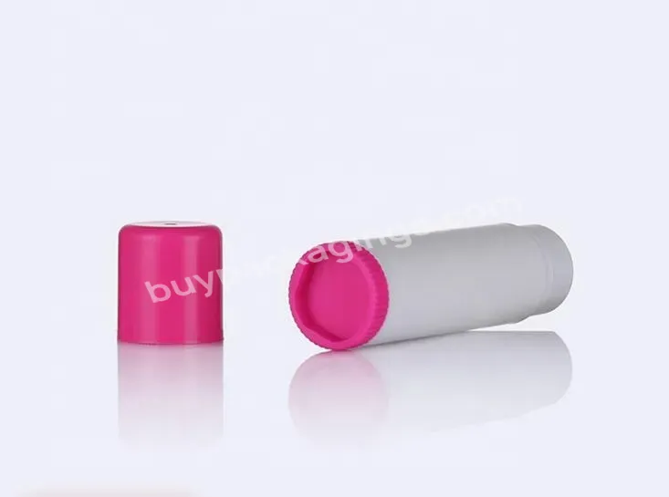 Oem Rts Plastic Pp Pcr 17g Large Size Gule Lip Balm Twist Up Solid Perfume Tube