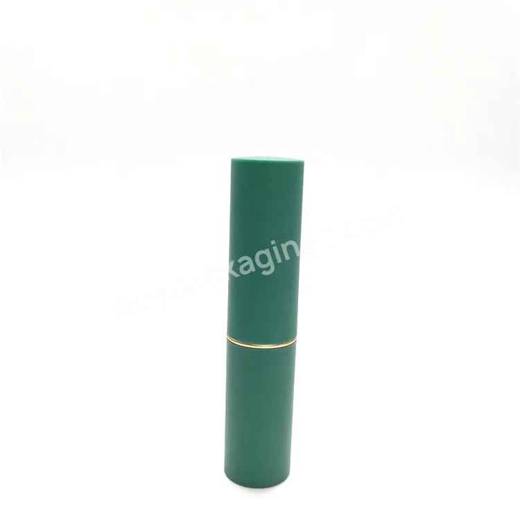 Oem Rts Slim Round Refillable Lipstick Tube Factory Wholesale Custom Lipstick Container Tube Empty Tube For Cosmetic Packaging