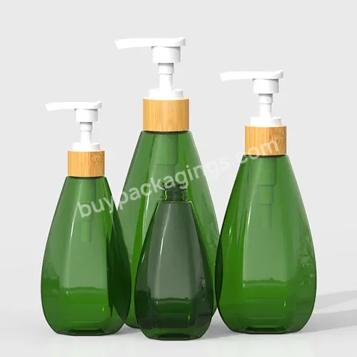 Oem Rts Top Factory Design Mold Opening Custom Shampoo Bottle With Bamboo Lotion Pump