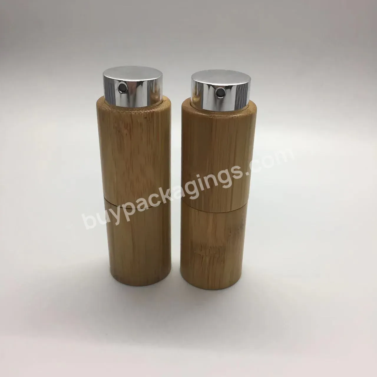 Oem Rts Wholesale 30ml,50ml Bamboo Airless Sprayer Bottle Recycle