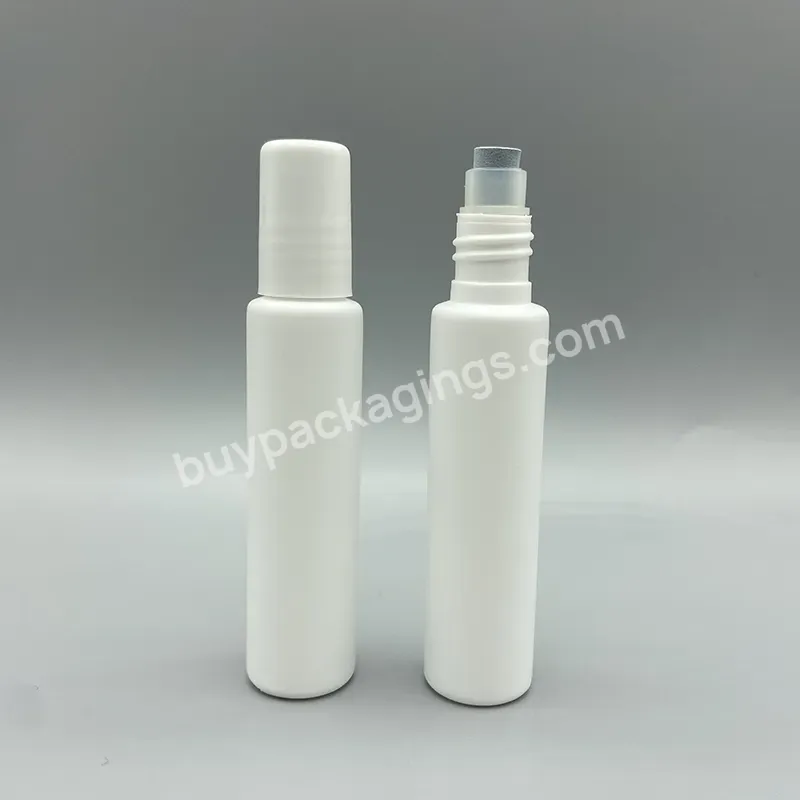 Oem Slim Pe Plastic Mini 15ml Soft White Sponge Spectacles Glasses Cleaning Bottle With Cap