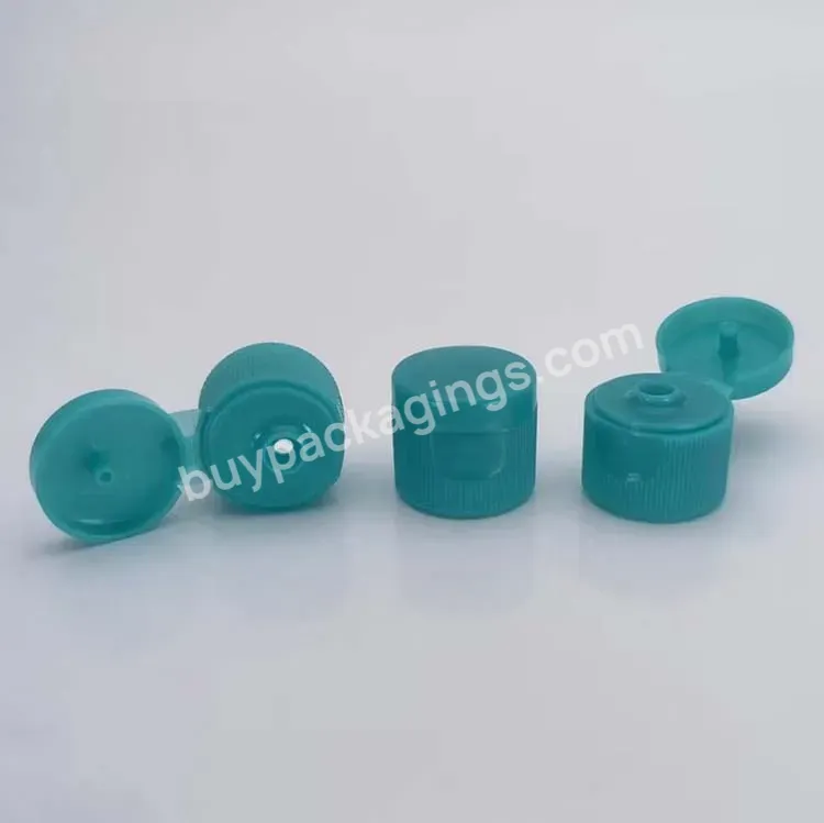 Oem Smooth Ribbed Closure Pp Plastic Bottle Screw Cap Flip Top Type Screw Lid 18mm 20mm 24mm For Bottle Packing