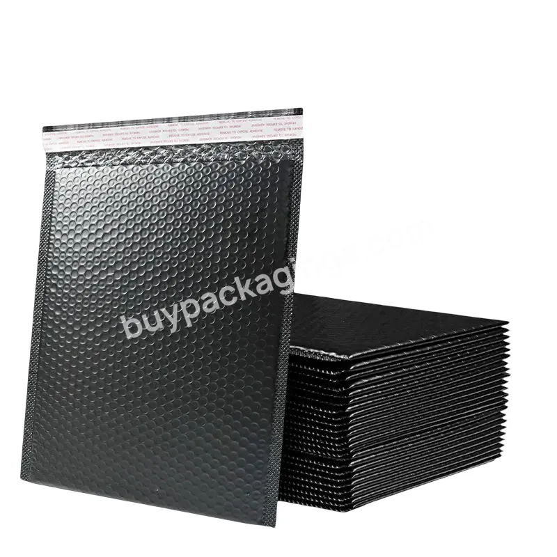 Oem Stock Eco-friendly Customize Black Pink Mailer Strong Packing Mailing Tear Proof Bubble Padded Envelopes