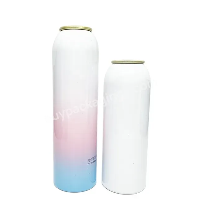 Oem Sunscreen Spray Aluminum Aerosol Spray Bottle Can Aluminum Perfume Deodorant Liquor Packaging Bottle 300ml