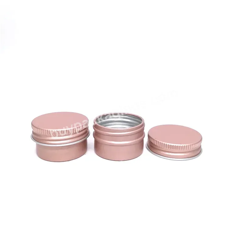 Oem Super September 20g 30g 50g 100g 200g Pink Aluminum Jars Tin Container With Screw Lid