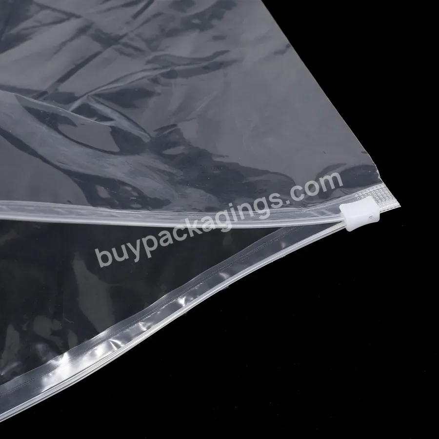 Oem Supply Transparent Zip Lock Bags Clear Pe Bag Reclosable Plastic Bags Used For Fashion Or Household Products