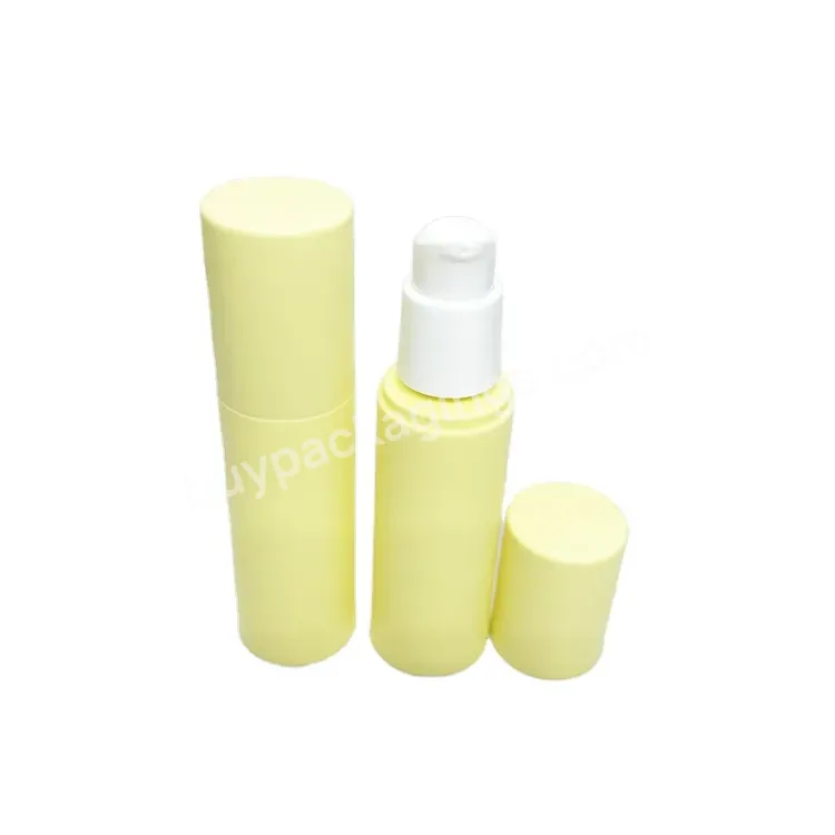 Oem Warehouse Empty Matte Plastic Airless Pump Cream Bottles Recycled Plastic Spray Bottles