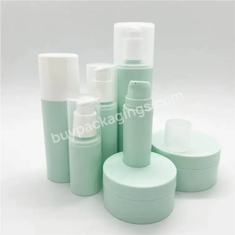 Oem Warehouse Empty Matte Plastic Airless Pump Cream Bottles Recycled Plastic Spray Bottles