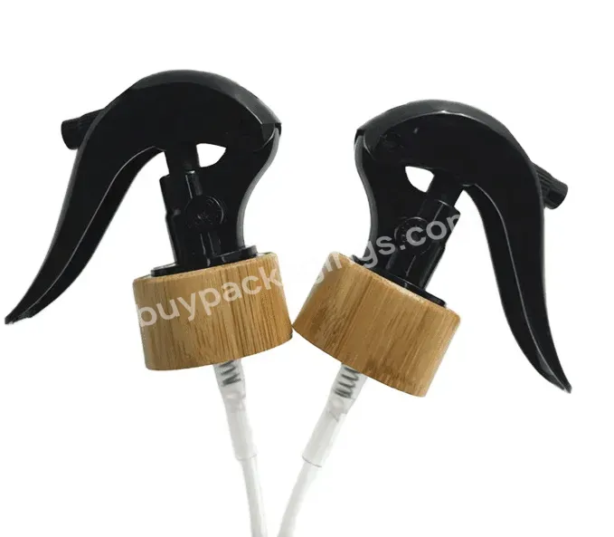 Oem Well Selling Mini Trigger Sprayer With Bamboo 24/410 28/410 For Hair Spray Salon Spray