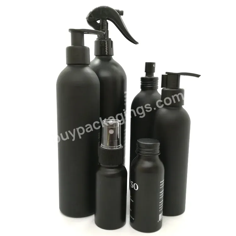 Oem Wholesale 50ml 100ml 250ml 500ml Aluminum Cosmetic Pump Bottle For Perfume Shampoo Lotion Manufacturer/wholesale