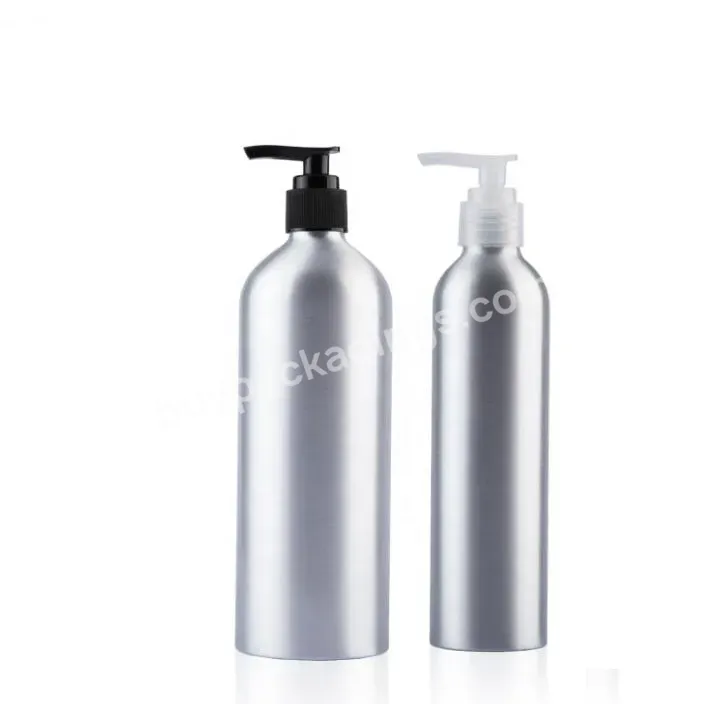 Oem Wholesale Aluminum Bottle 100ml Metal Shampoo Lotion Bottle For Cosmetic