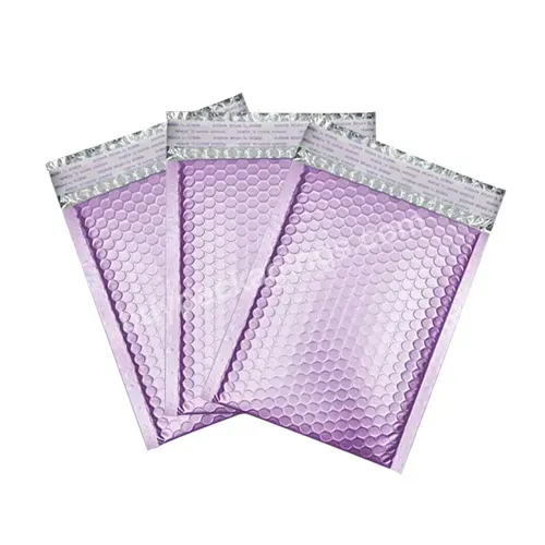 Oem Wholesale Envelope Custom Printed Matte Black Purple Pink Aluminum Foil Bubble Mailers Metallic Bubble Mailers Bags - Buy Metallic Bubble Mailers,Custom Bubble Mailer,Bubble Padded Envelopes.