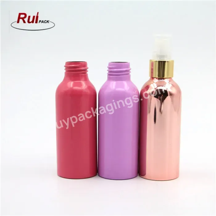 Oem Wholesale Fancy Sprayer Perfume Atomizer Aluminium Bottle