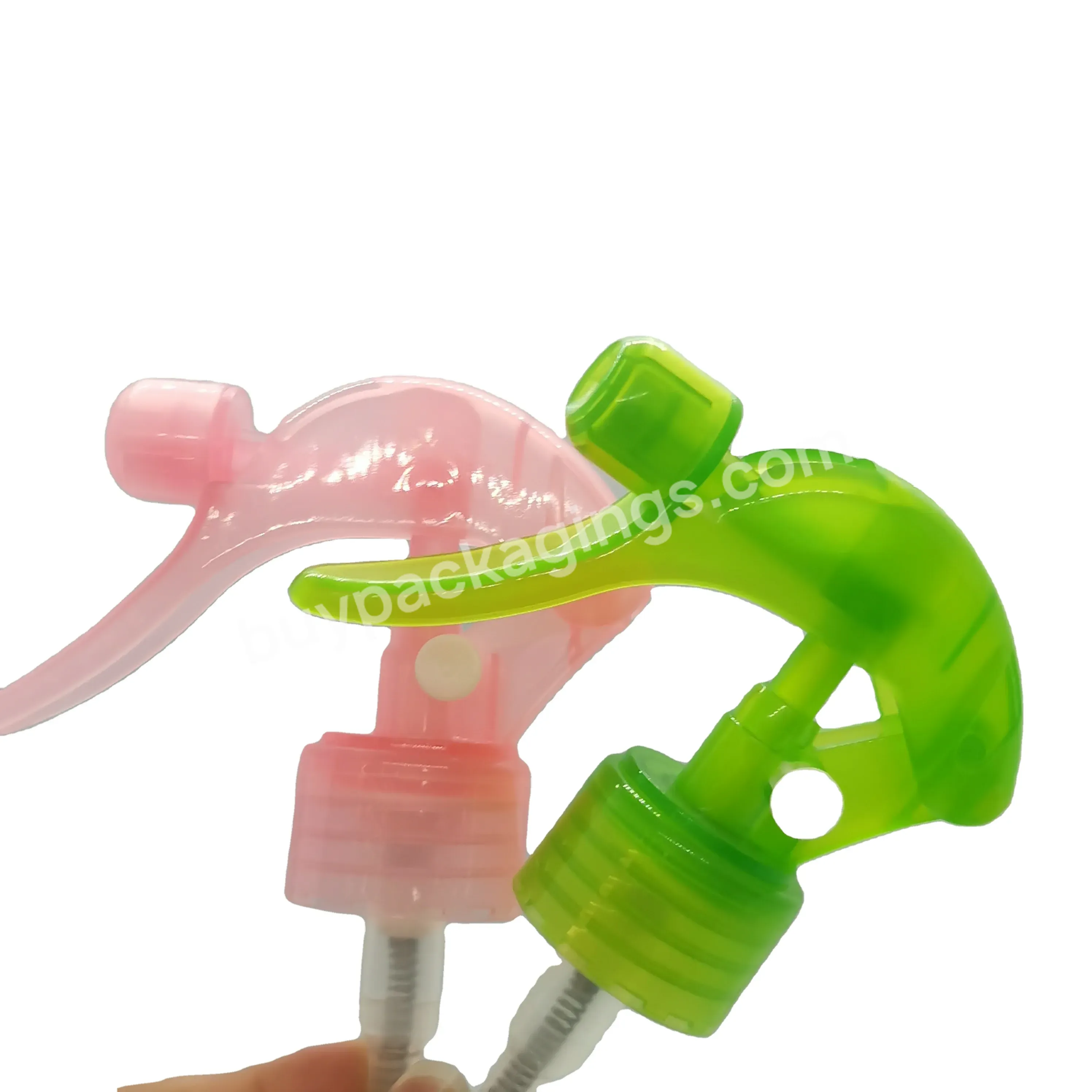 Oem Wholesale Hand Press Plastic Water Cleaning Mini Trigger Sprayer Childproof Button Liquid Fine Mist Sprayer Pump - Buy Mini Trigger Sprayer,Fine Mist Plastic Trigger,Non-spill Trigger Sprayer.