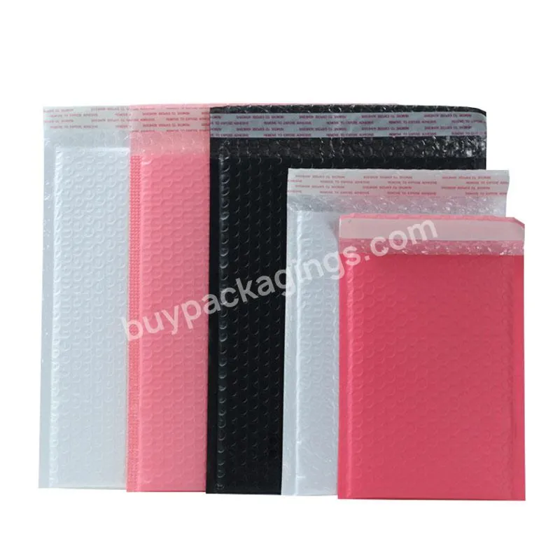 OEM wholesale plastic mail bags custom black poly bubble mailers padded envelopes shipping suppliers