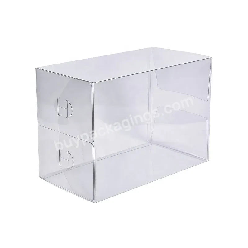 Oem Wholesale Price Clear Box Pvc Pet Display Transparent Gift Box Packaging Transparent Gift Box Packaging