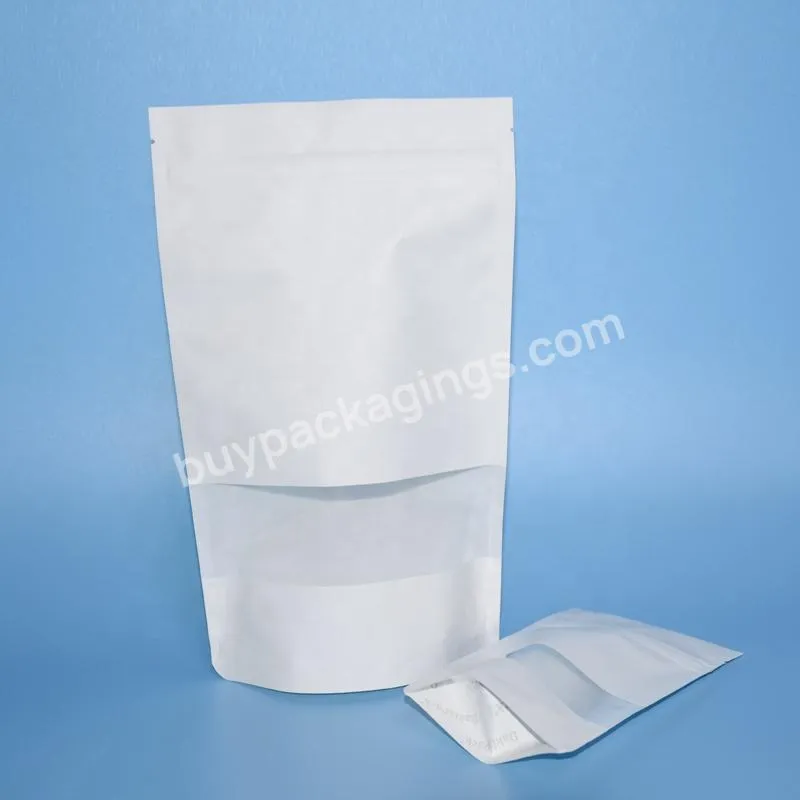 Oem Zipper Packaging Food Stand Up Pouch Kraft Paper Bag Printed Kraft Paper Zipper Food Food Stand Up Pouch Kraft Paper Bag