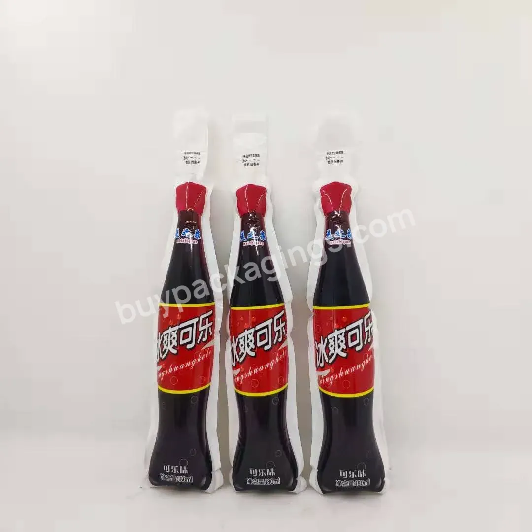 Oem/odm Cola Injection Pouch Cola Drinking Packing Pouches Cola Bottle Bag Fruit Juice Pouch