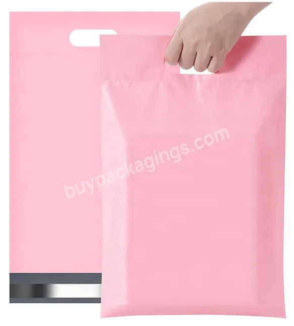 Oem/odm In-store Wholesale Self Seal Postage Envelops Polymailers With Handle Eco Mailing Bags Custom Shipping Bags For Clothes