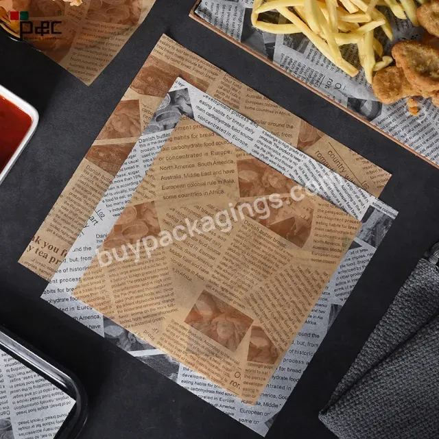 Oil Proof Cushion Pad Candy Cookie Pad Greaseproof Paper Packaging Oil Proof Baking Paper Oil-proof Food Sandwich Wrap